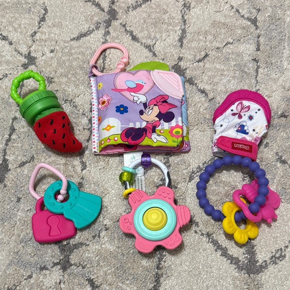 Disney Minnie Mouse Colorful Baby Toy Set